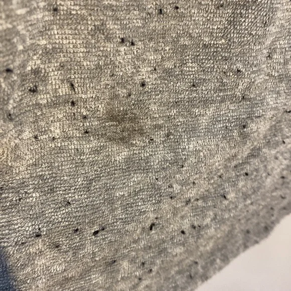 Juicy Couture Heather Grey Smocked Ruffle Terry Cloth Mini Dress Size M - Picture 6 of 17